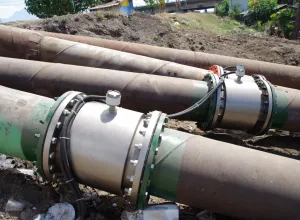 SHM Meters - Electromagnetic Flowmeter at Kali Porong Sidoardjo Project 5